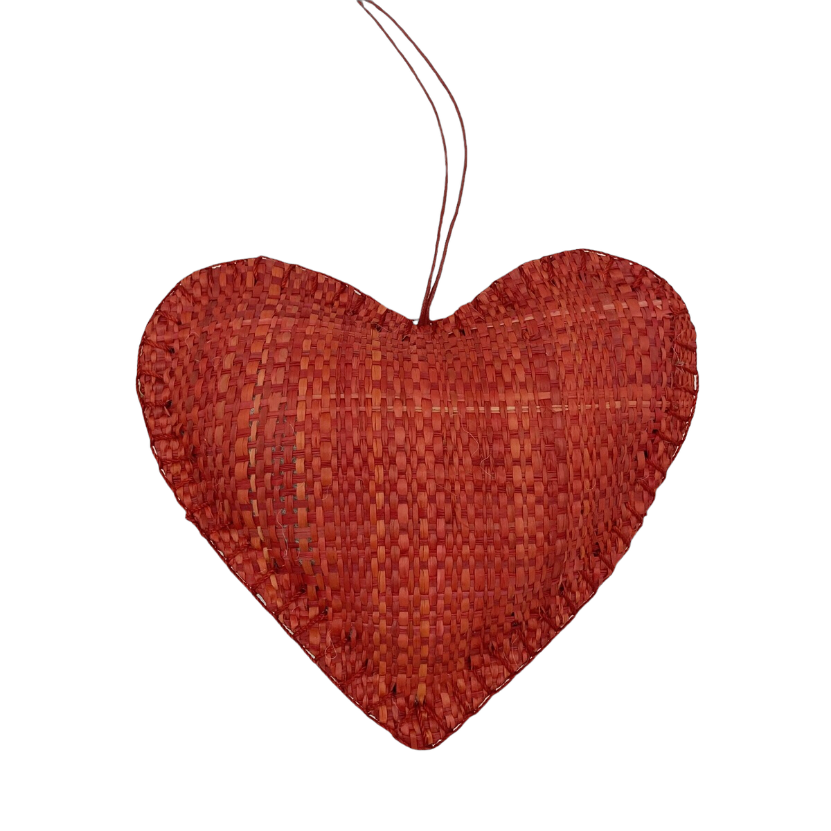 Raffia Heart Ornament – bluemangotrust