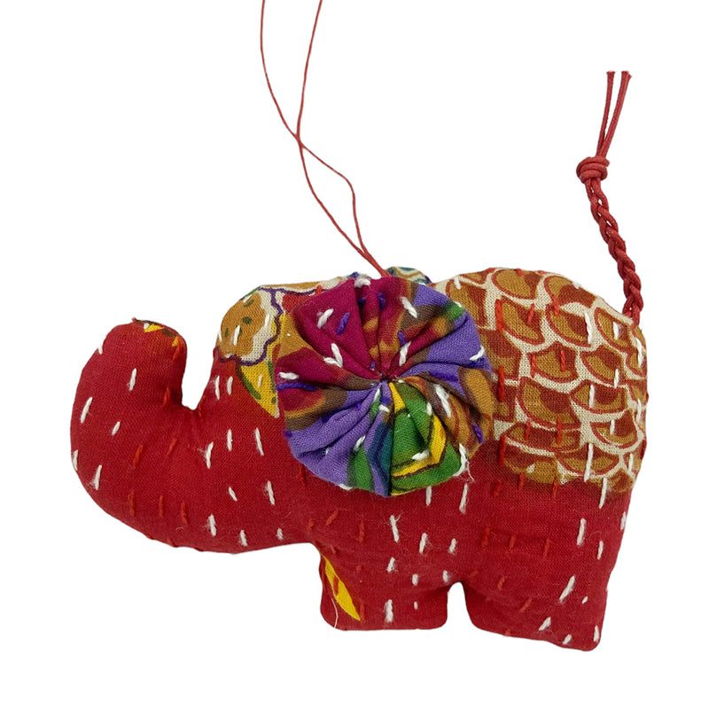 Elephant Ornament Kantha